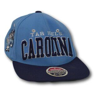 Vintage Blue ZEPHYR Tar Heels North Carolina Snapback Baseball Baseball Cap
